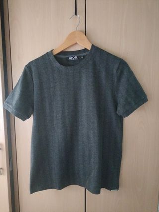 Icon Amsterdam Camiseta Gris Talla M