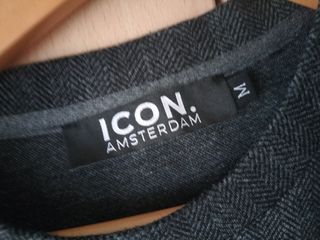 Icon Amsterdam Camiseta Gris Talla M