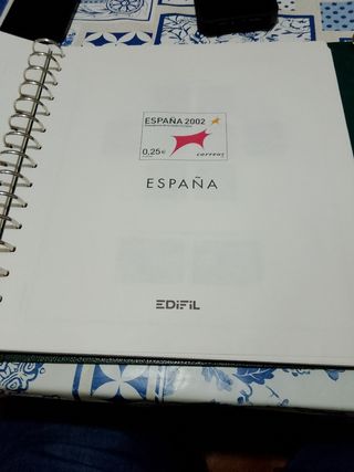 Hojas Edifil 2001 y 2002