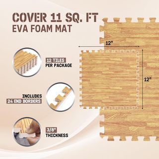 20 Esterillas Fitness Puzzle 30x30 cm