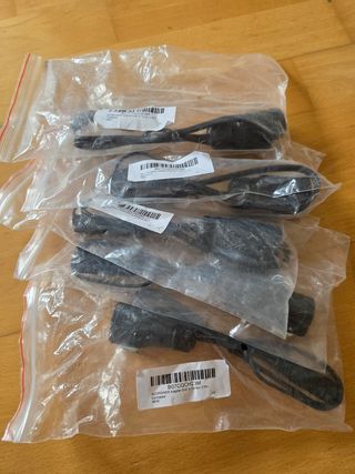 Lote 5 conectores 2 pines nuevos