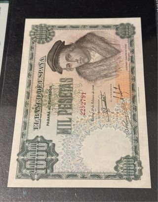 Billete 1000 Pesetas España 1946 PMG 58