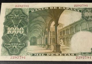 Billete 1000 Pesetas España 1946 PMG 58