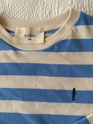 Camiseta Nonina oversize rayas