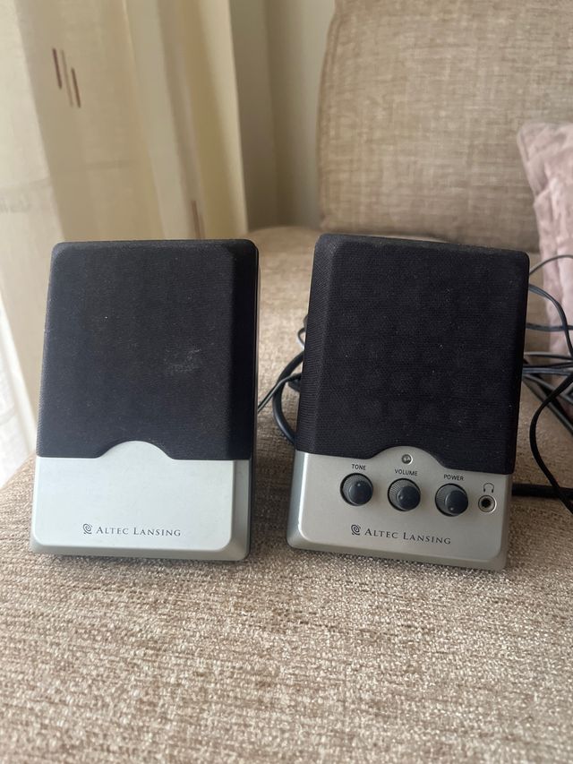 Altavoces Altec Lansing Negro/Plateado