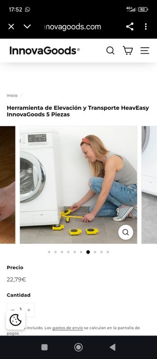 Herramienta Elevación y Transporte InnovaGoods