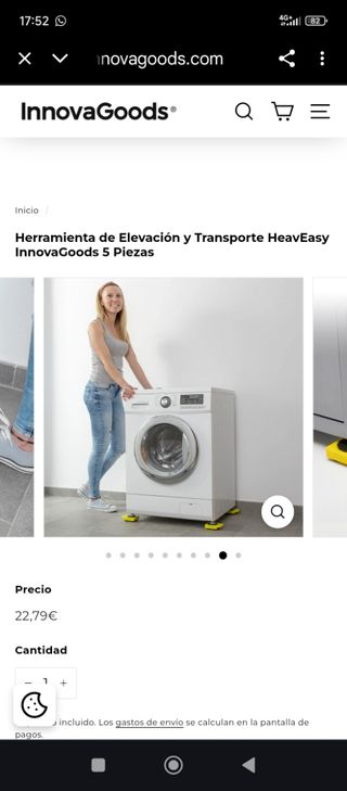 Herramienta Elevación y Transporte InnovaGoods