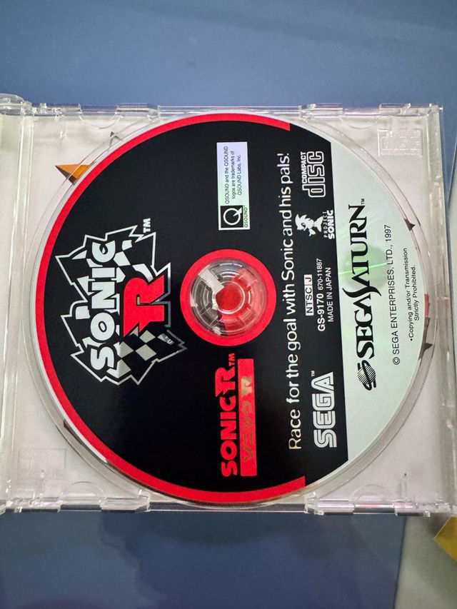 Sonic R Sega Saturn SS Jap