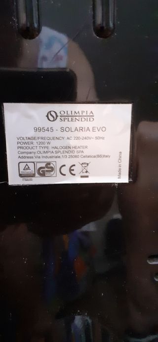 Stufetta Elettrica Olimpia Splendid