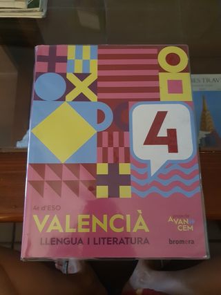 Avancem 4t ESO. Valencià: llengua i literatura