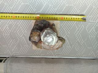 Escultura bronce mármol de L.M. Lafuente, firmada.