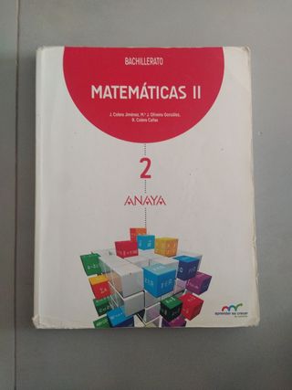Matemáticas II.