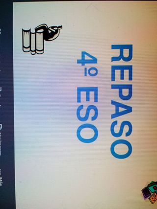 Clase particular 4 ESO