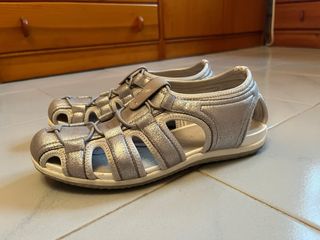 Sandalias Geox Mujer Plata