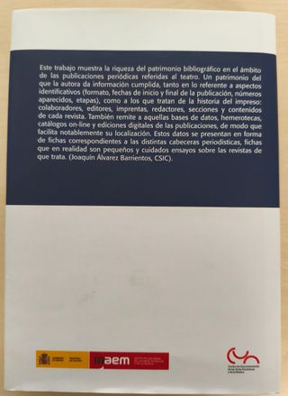 LAS REVISTAS TEATRALES ORÍGENES HASTA 1899 TEATRO