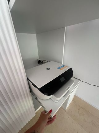 Mueble de Almacenaje Blanco y Negro