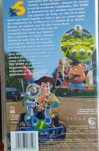 VHS Toy Story Walt Disney Original Sello Diamante