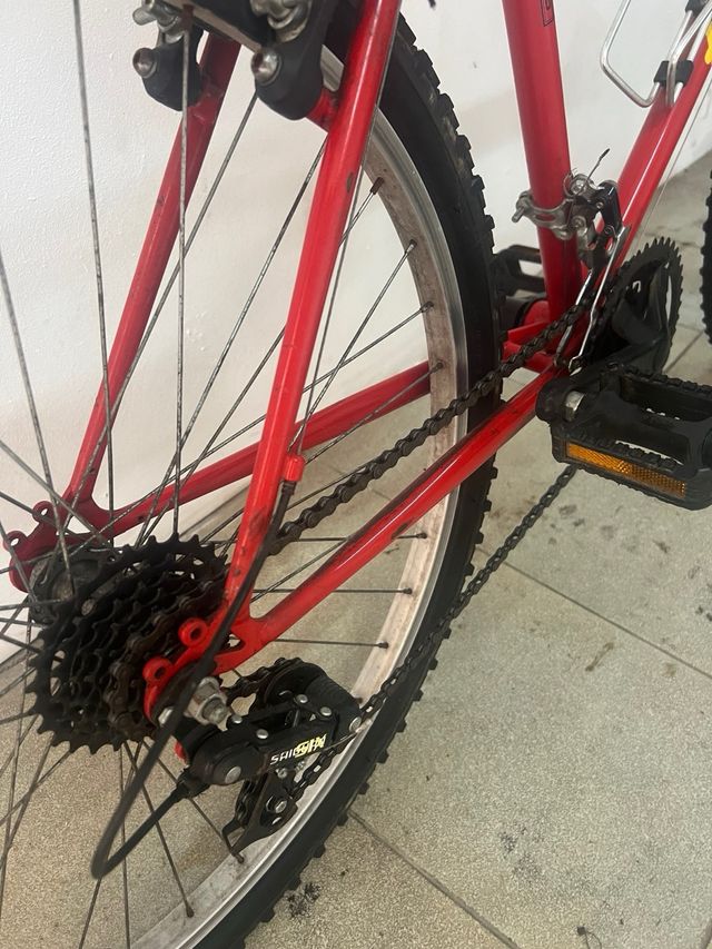 Bicicleta de Montaña Roja