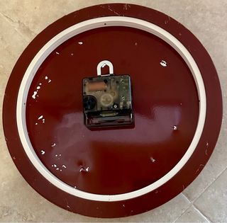 Orologio da parete vintage marrone