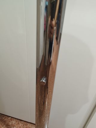 Lámpara de pie moderna plateada