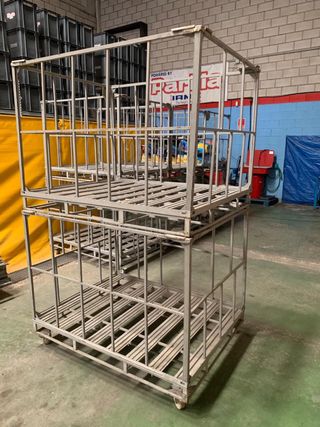 CajasRejilla Plegable para Palet apilables  100 eu