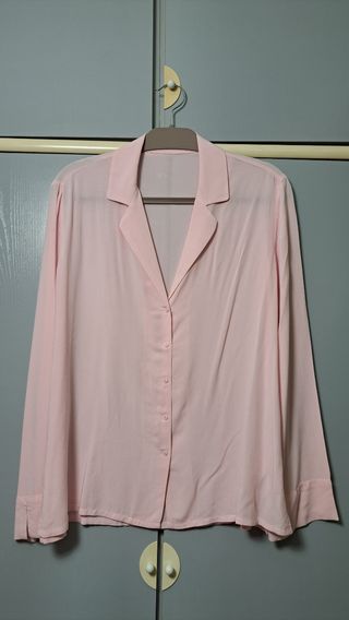 Camisa manga larga rosa