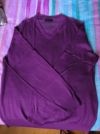 Jersey Massimo Dutti Morado Talla M