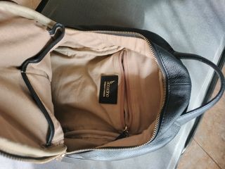 Mochila de piel Abbacino negra
