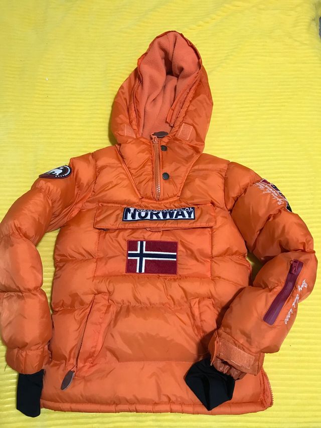 Chaqueta Geographical Norway Niño Naranja 10 años