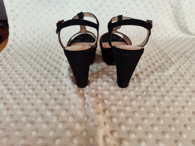 Sandalias Negras Plataforma Talla 37