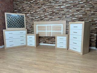 Muebles de dormitorio completos son 6 piezas!