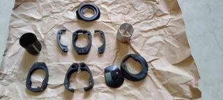 Espaciador para bicicleta medida intercambiable.