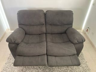 Sofá Eléctrico Gris, 2 plazas