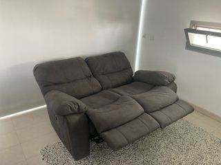 Sofá Eléctrico Gris, 2 plazas