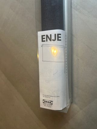 Estor IKEA negro de tela