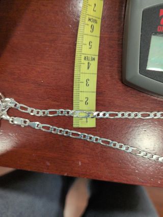 Cadena Figaro Plata 50cm