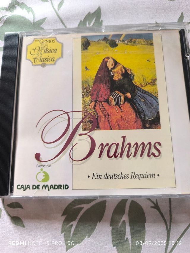 3 famosos Requiem: Verdi, Mozart, Brahms, 4 cds