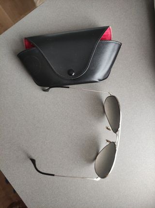 Gafas Ray-Ban Aviador Gris Originales