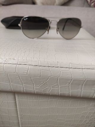 Gafas Ray-Ban Aviador Gris Originales