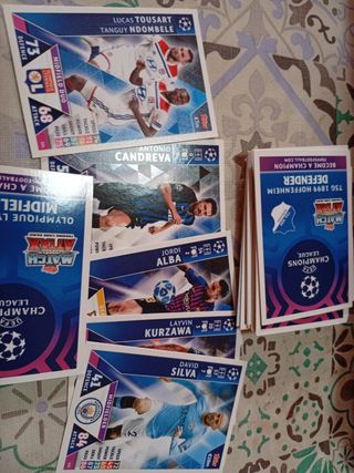 Cromos UEFA Champions League 34 cromos