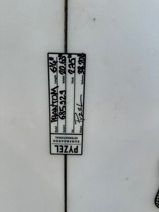 Tabla de surf Pyzel Phantom 6‘4