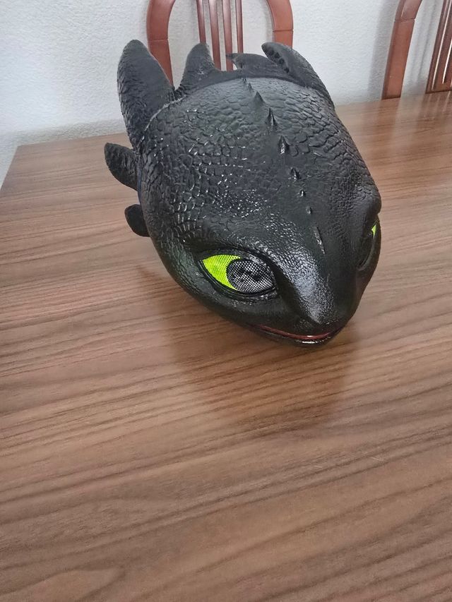 Cabeza Cosplay Desdentao como Entrenar a tu Dragón