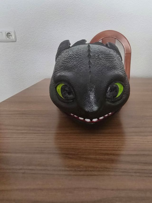 Cabeza Cosplay Desdentao como Entrenar a tu Dragón