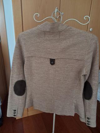 Chaqueta Cortefiel Lana Beige