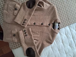 Chaqueta Cortefiel Lana Beige