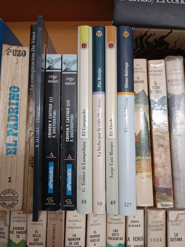 Libros varios: Michael Ende, Puzo, Dumas