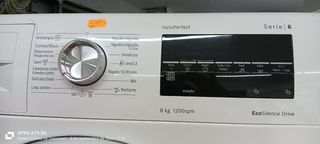 Lavadora Bosch 8 kg Carga Frontal
Serie 6 