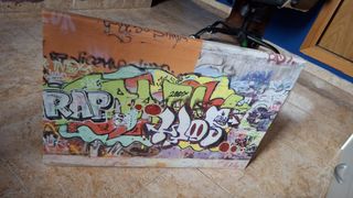 Cuadro Graffiti Arte Urbano mide 60 x 40