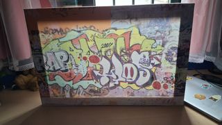 Cuadro Graffiti Arte Urbano mide 60 x 40