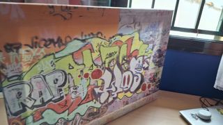 Cuadro Graffiti Arte Urbano mide 60 x 40